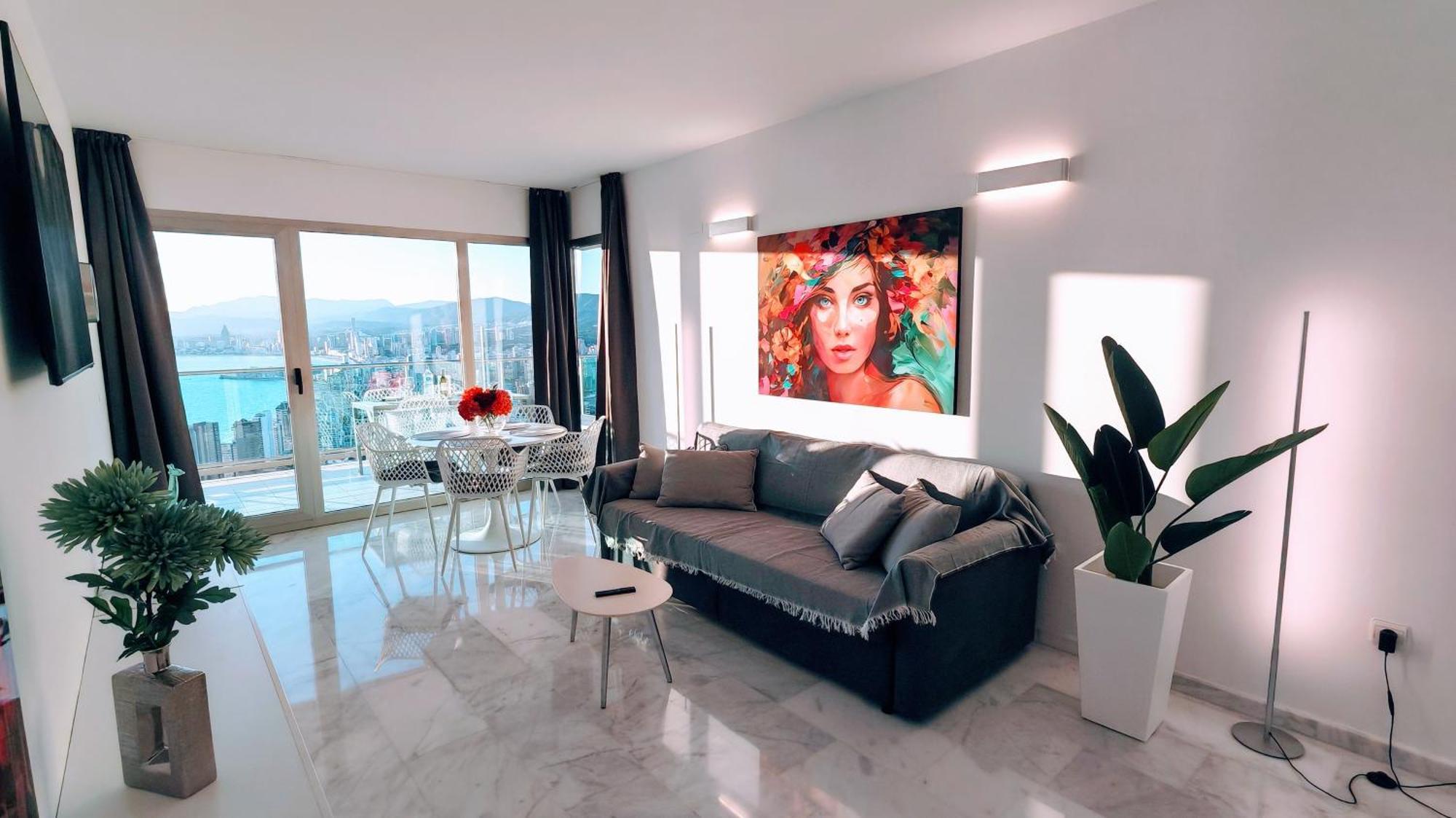 Skyline Floor 28 Sea Views Apartment Benidorm Luaran gambar