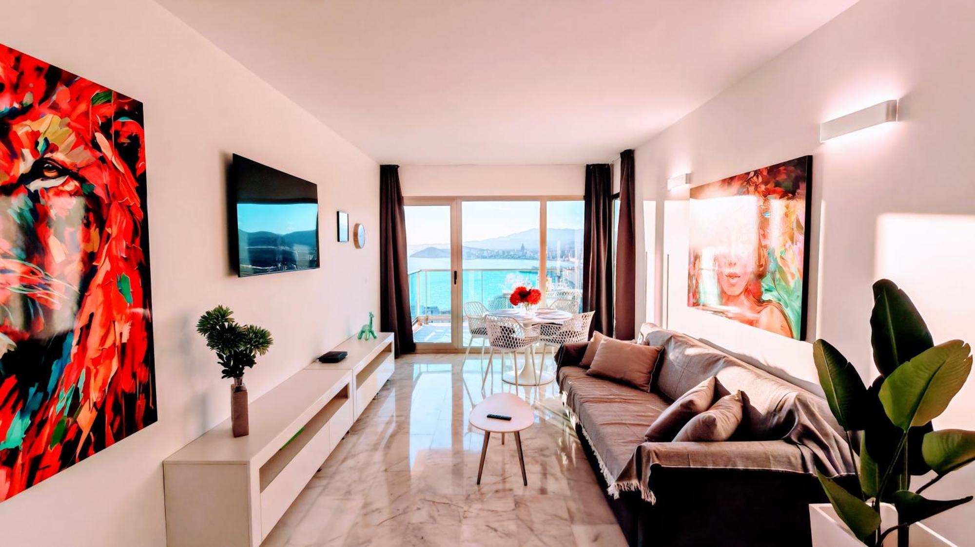 Skyline Floor 28 Sea Views Apartment Benidorm Luaran gambar